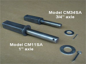 weldable axle stubs